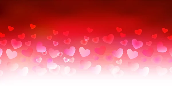 Día San Valentín Corazón Evento Fondo — Vector de stock