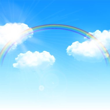 Gökyüzü bulutları ışık arkaplanı