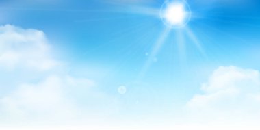 Gökyüzü bulutları ışık arkaplanı