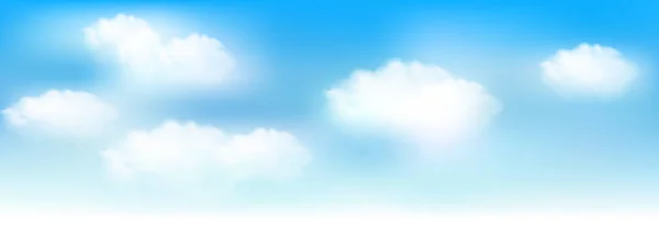 Cielo Nube Paisaje Luz Fondo — Vector de stock