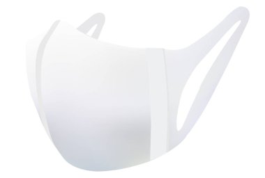 Maske poleni virüs salgını simgesi