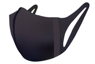 Maske poleni virüs salgını simgesi