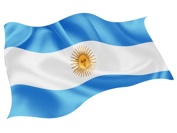 Bandeira Nacional Argentina World Icon —  Vetores de Stock