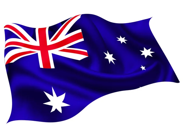 Bandeira Nacional Austrália World Icon —  Vetores de Stock