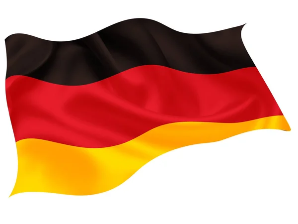 Deutschland Nationalflagge World Ikone — Stockvektor