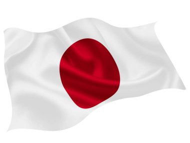 Japonya Ulusal bayrak dünya simgesi