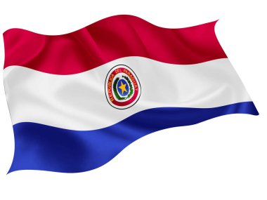 Paraguay Milli bayrak dünya simgesi