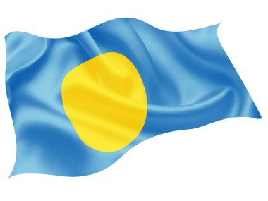 Palau ulusal bayrak dünya simgesi