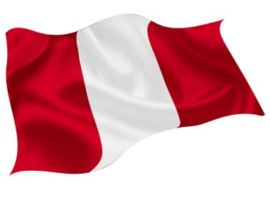 Peru ulusal bayrak dünya simgesi