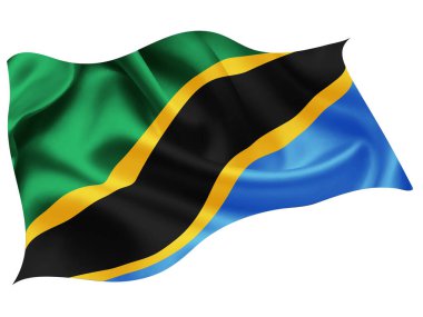 Tanzanya ulusal bayrak dünya simgesi