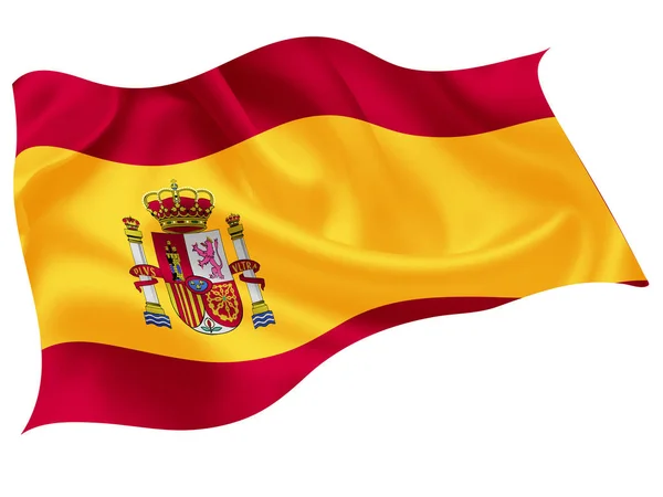 Spain National Flag World Icon — Stock Vector