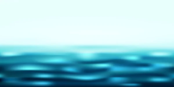 Морская Волна Небо Светлый Фон — стоковый вектор
