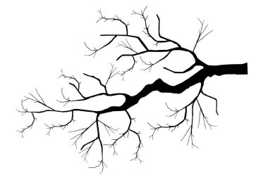 Ağaç dalı ölü ağaç simgesi