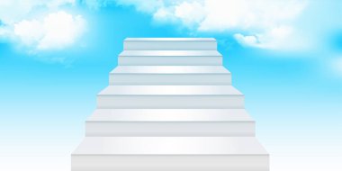 Merdivenler arka plan manzarası