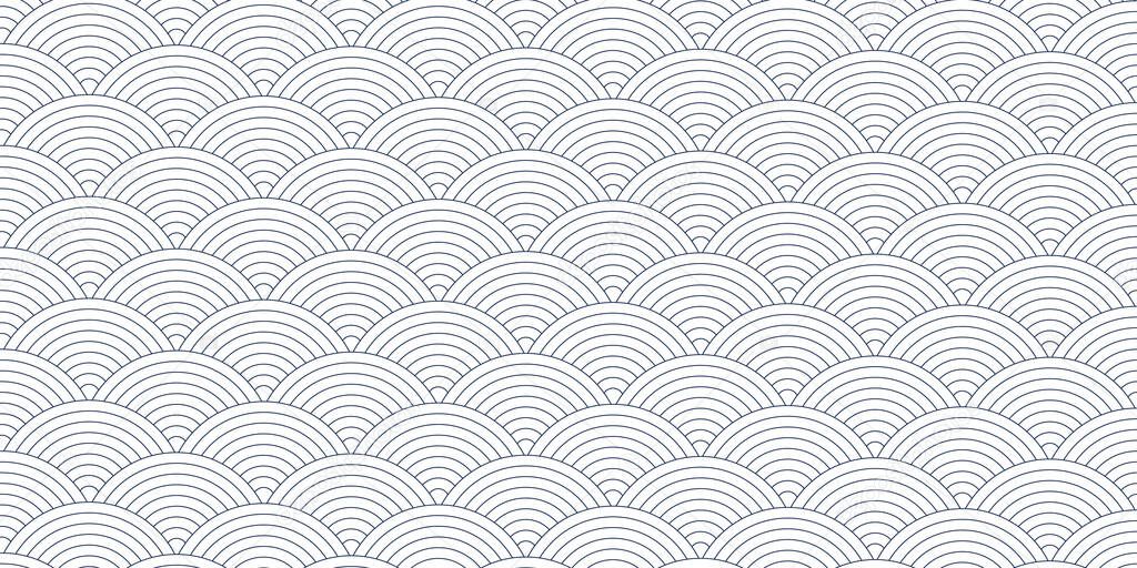 Sea wave Japanese paper background