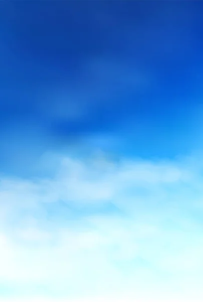 Cielo Nubes Azul Paisaje Fondo — Vector de stock