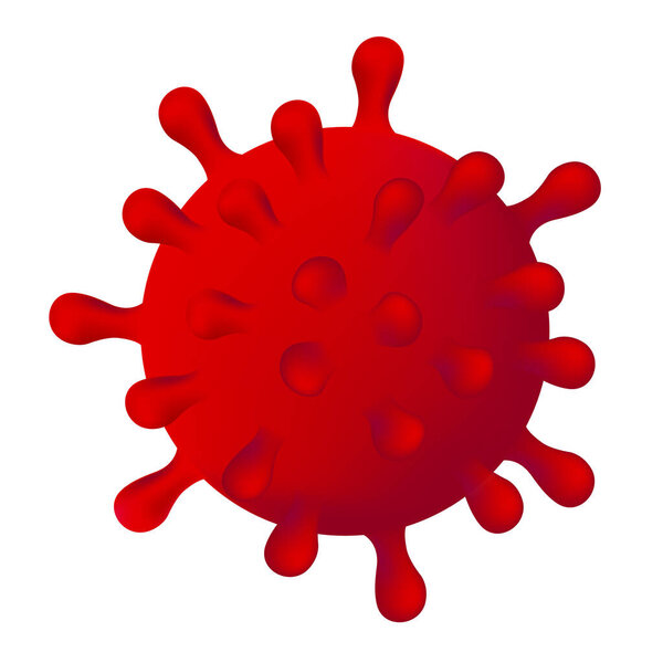 Corona virus germs world icon