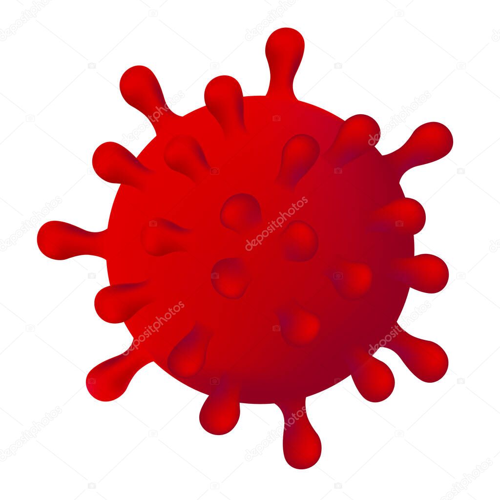 Corona virus germs world icon