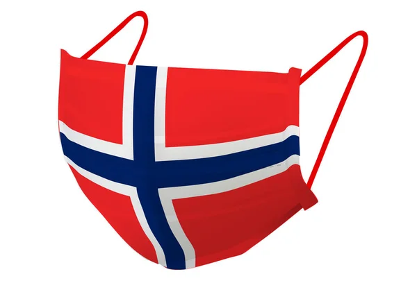 Norveç Maskesi Önleme Simgesi — Stok Vektör