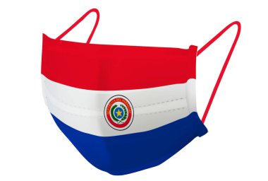 Paraguay Maske ulusal bayrak simgesi