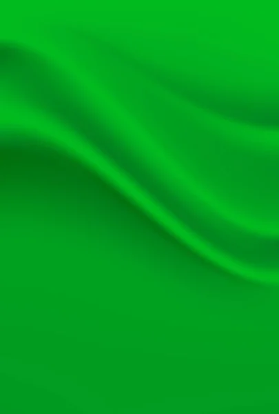 Свежий Зеленый Шелковый Фон — стоковый вектор