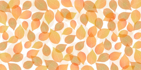 Maple Leaves Japanese Paper Autumn Background — Stock Vector