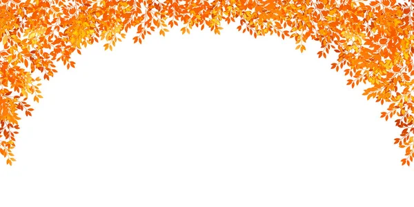 Maple Leaves Autumn Japanese Paper — Stock Vector