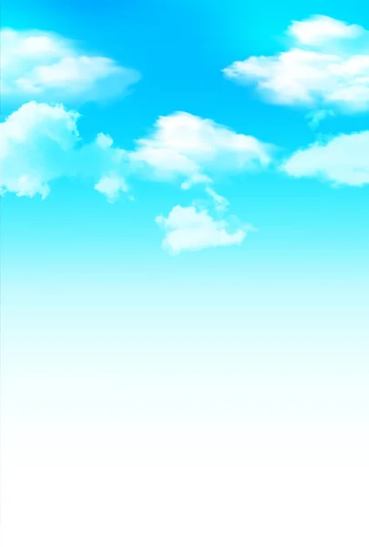 Cielo Nube Paisaje Luz Fondo — Vector de stock