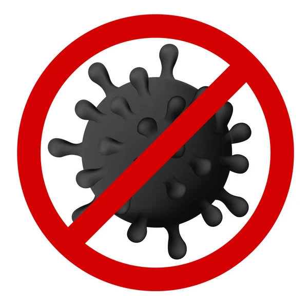 Corona Virus Destrucción Propagación Icono — Vector de stock