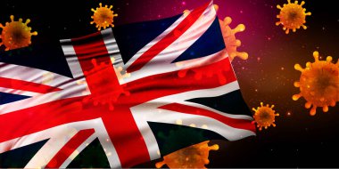 Birleşik Krallık Corona Ulusal Virüs Arkaplanı