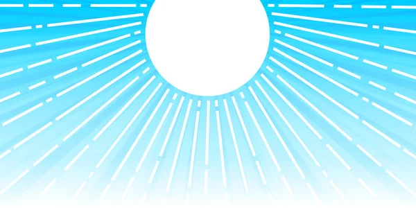 Sol Luz Naturaleza Cielo Fondo — Vector de stock