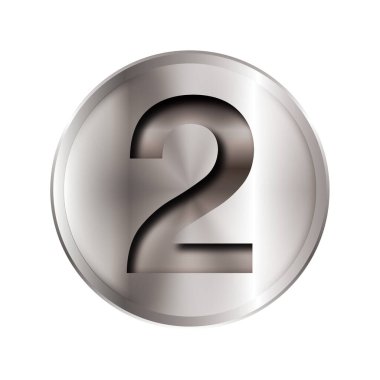 Madalya gümüş ışık dairesi simgesi