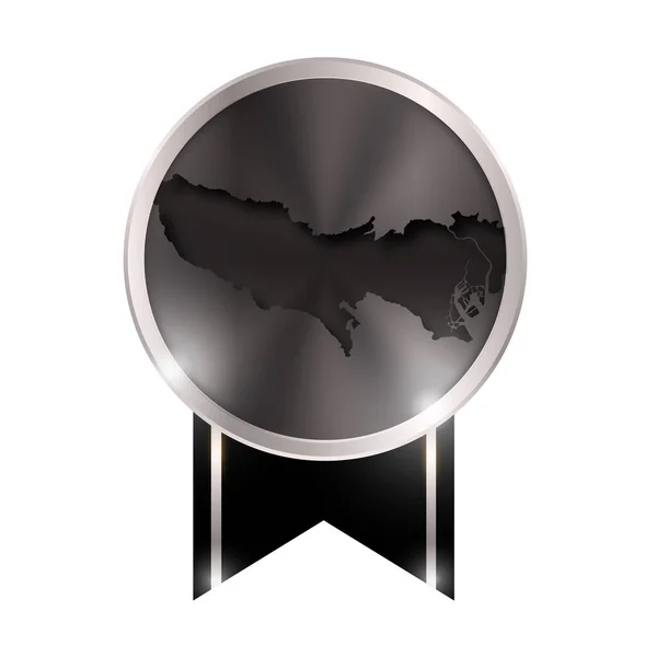 Μετάλλιο Τόκιο Κορδέλα Κύκλο Εικονίδιο — Διανυσματικό Αρχείο
