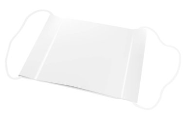 Maske Corona virüs kumaş simgesi