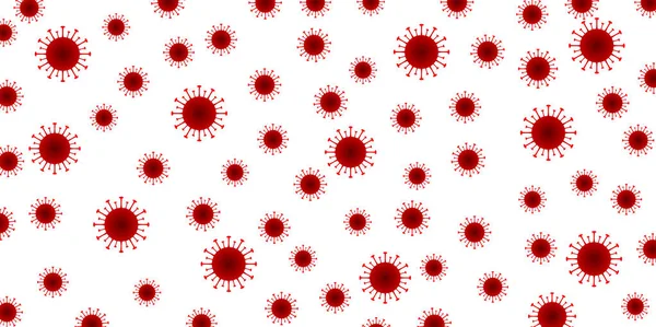 Corona Virus Monde Fond Mode — Image vectorielle