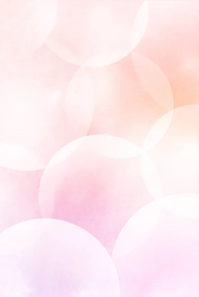 ピンク水玉水彩背景 — ストックベクタ