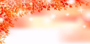 Akçaağaç yaprağı sonbahar Japon kağıt arka planı