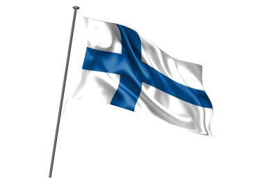 Finlandiya ulusal bayrak direği simgesi 