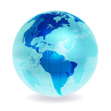 Dünya Haritası Küre Simgesi