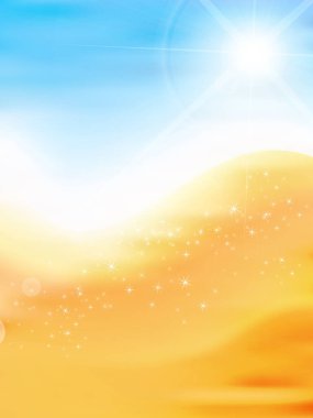 Deniz dalgası yaz gökyüzü arkaplanı