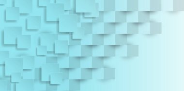 Kare geometrik desen Üç boyutlu arkaplan