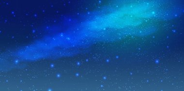 Tanabata kayan yıldız gecesi gökyüzü arkaplanı