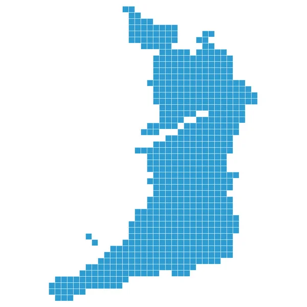 Osaka Mapa Ícone Ponto Azul — Vetor de Stock