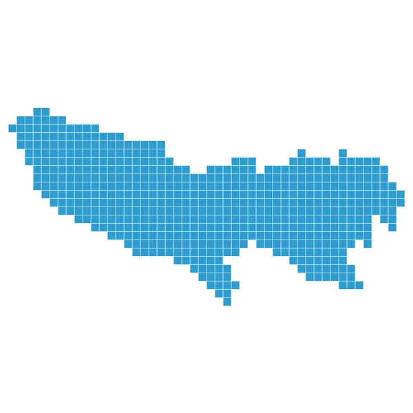 Tokyo Karta Punkt Blå Ikon — Stock vektor