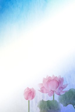 Lotus çiçeği yas tutma yaprağı arka planı