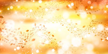 Sonbahar yaprakları arka planda kalır