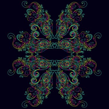  psychedelic parlak renkli renkli fantastik arka plan