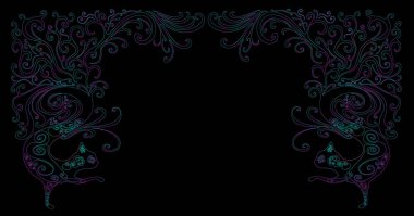 Peri, Sihir, gerçeküstü, karikatür kedi, pembe turkuaz kontur, Isola