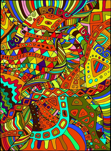 Beautiful Hippie Trippy Pattern Graphic by Lazy Sun · Creative Fabrica