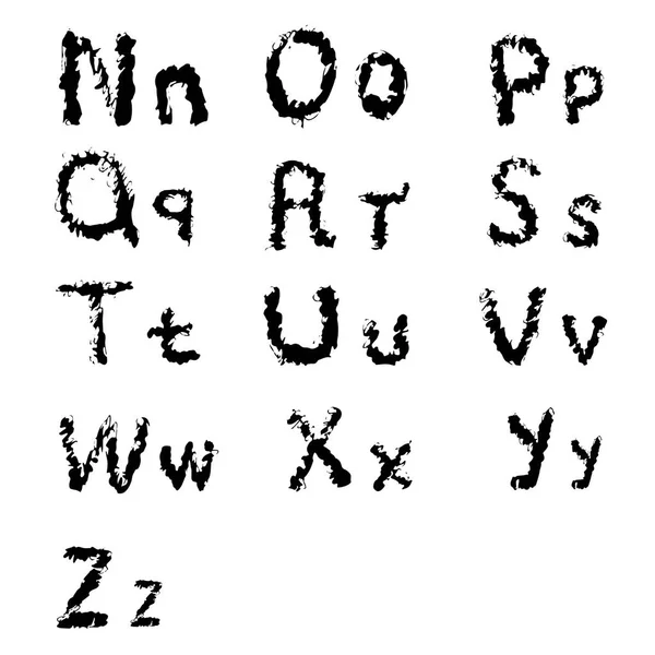 Vektori typografinen kirjaimet suunnittelu tulostaa ja koristeet par — vektorikuva